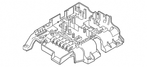 Underhood wiring with fuse box for Porsche Cayenne 958 11-17