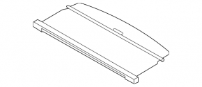 Trunk curtain Lincoln MKC 15-19
