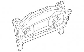 Lincoln Corsair 20-26 analog instrument cluster