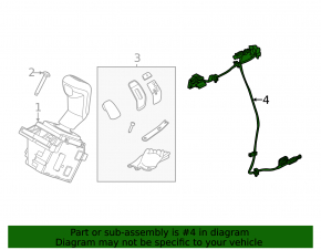 Land Rover Discovery 17-25 neutral release cable
