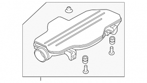 Air resonator Honda Accord 18-22 2.0 hybrid