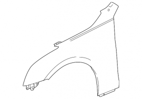 Front left wing Cadillac ATS 13-