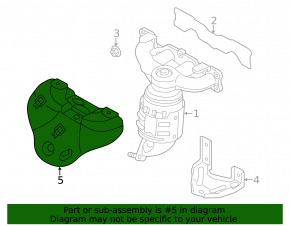 Kia Optima 11-16 hybrid manifold guard