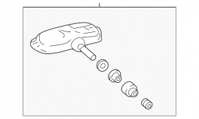 Toyota Camry v70 18-20 Tire Pressure Sensor
