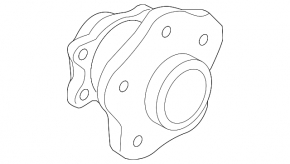 Rear left hub Nissan Kicks 21-24 SR, SV