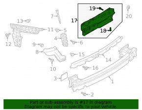 Rear bumper protection Audi A6 C8 19-