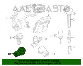 Knock Sensor Jeep Compass 11-16 2.4