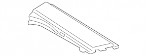 Trunk floor left BMW 4 F36 15-20 Gran Coupe, black