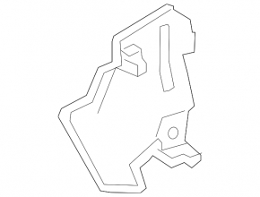 Radiator deflector right upper Lexus RX350 16-22