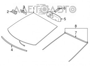 Toyota Prius V 12-17 Windshield