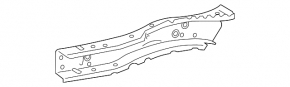 Inner part of the front right side member of the Lexus RX300 RX330 RX350 RX400h 04-09