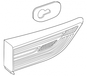 Inner light trunk lid right VW Golf GTI/R 22-26
