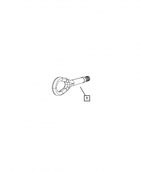 Towing hook Jeep Cherokee KL 19-23