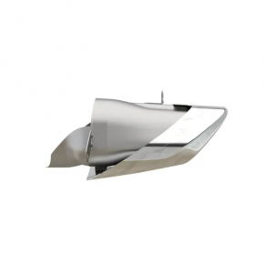 Right muffler tip Jeep Cherokee KL 19-21 chrome