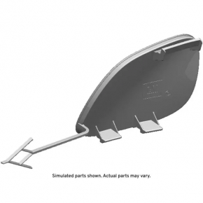 Chevrolet Equinox 22-24 Front Bumper Tow Hook Cap