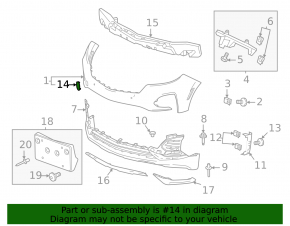 Chevrolet Equinox 22-24 Front Bumper Tow Hook Cap