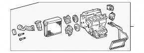 Heater assembly Lexus GS450h 06-11