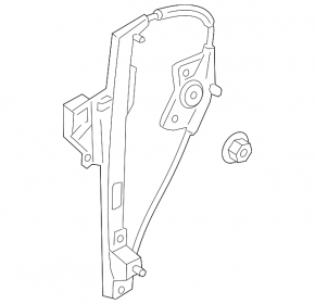 Window lifter with motor rear left Audi Q3 8U 15-18