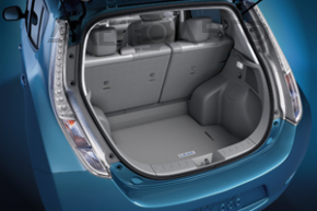 Trunk carpet Nissan Leaf 13-17 gray