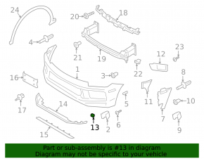 Front bumper tow hook cap left Porsche Cayenne 19-23 Base