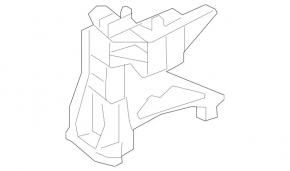 Left bonnet lock bracket Mercedes W213 E 17-23