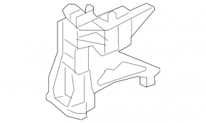 Left bonnet lock bracket Mercedes W213 E 17-23