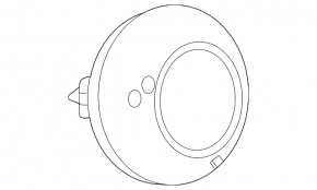 Airbag in steering wheel driver Mazda CX-30 20-21 black, type 1