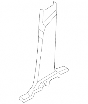 Lower right center pillar trim for Ford Transit Connect MK2 13-18