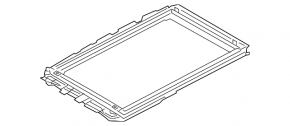 Lincoln MKC 15-19 panoramic sunroof mechanism