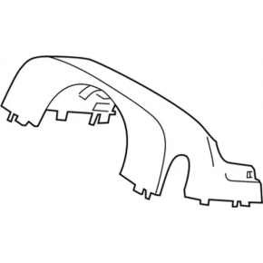 Steering Column Frame Assembly Ford Edge 18- Black