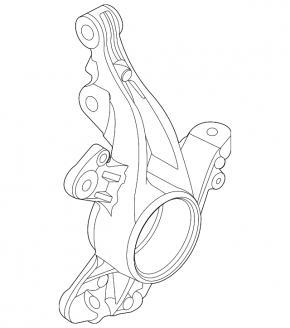 Lincoln Corsair 20-26 Front Right Axle