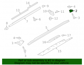 Rear right jack for Porsche Cayenne 19-26