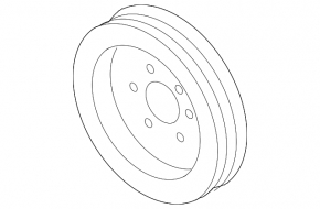 Crankshaft pulley BMW X3 F25 13-17 2.0T