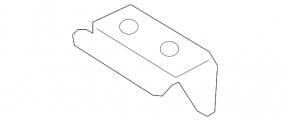 Rear right muffler bracket BMW X3 F25 11-17 3.0T