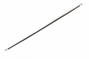 Molding door-glass central rear left Chevrolet Malibu 16- chrome