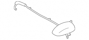 Antenna socket Nissan Rogue 14-16 without wires