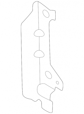 Front bumper bracket left VW Taos 22-25