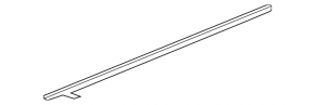 Glass seal front left inner VW Jetta 11-18 USA