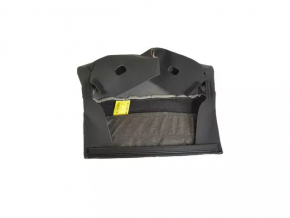 Lumbar support cushion for the driver's seat of the Jeep Cherokee KL 14-18, black leather