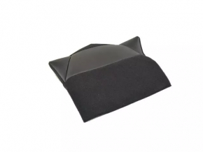Lumbar support cushion for the driver's seat of the Jeep Cherokee KL 14-18, black leather