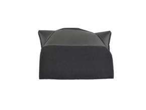 Lumbar support cushion for the driver's seat of the Jeep Cherokee KL 14-18, black leather