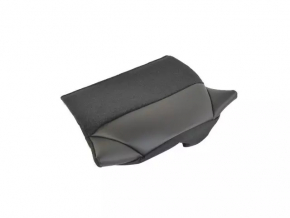 Lumbar support cushion for the driver's seat of the Jeep Cherokee KL 14-18, black leather