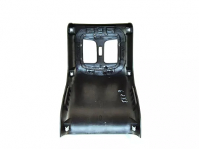 Rear center console trim Chrysler 200 15-17 black, under air ducts, scratches
