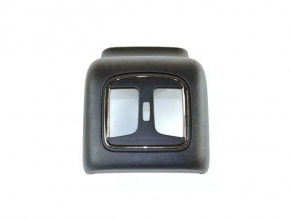 Rear center console trim Chrysler 200 15-17 black, under air ducts, scratches