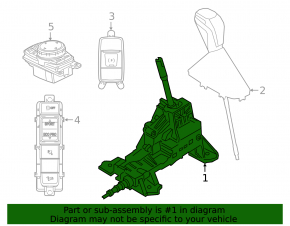 BMW X1 F48 20-22 Gearbox Shifter