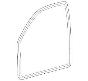 Lexus ES300 ES330 front left door seal, beige