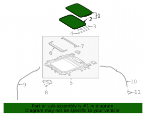 Sunroof Assembly Lexus NX200t NX300 NX300h 15-21