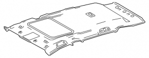 Ceiling trim Toyota Rav4 19-20 gray under the sunroof