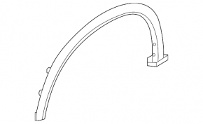 Front Right Fender Arch Cover Nissan Rogue 21-23 US built