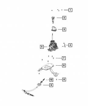 Gearbox shifter Dodge Dart 13-16